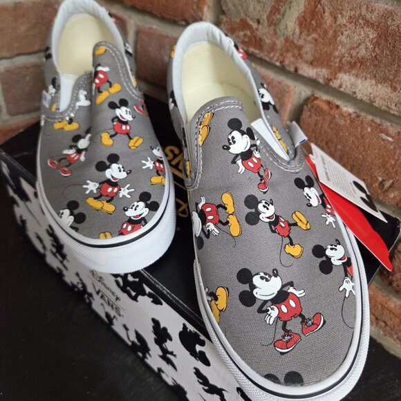 Vans Shoes - VANS Mickey Mouse Slip-On Sneakers NEW IN BOX